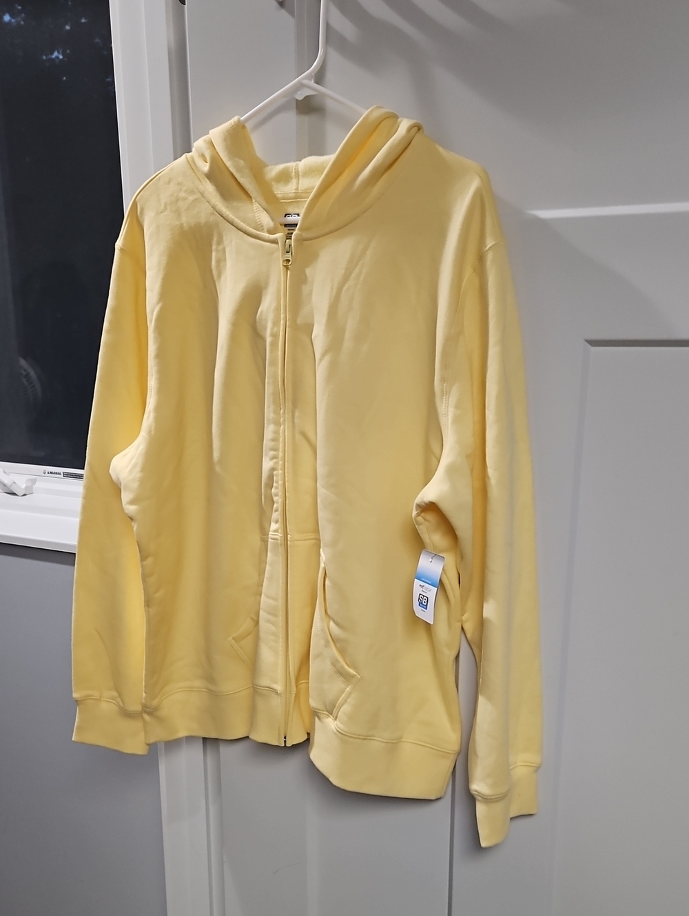 St. John's Bay Light Yellow Zip Front Hoodie